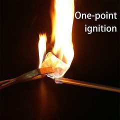 100 Pack Natural Paraffin Fire Starter Cubes, Waterproof Non-Toxic, 8 Style1