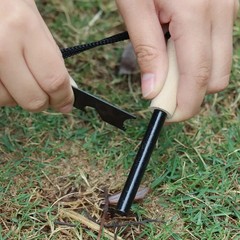 Portable outdoor flint camping equipment, wilderness survival and survival tools