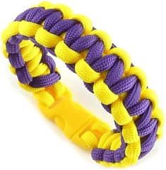 150 Pack Assorted Curved 3/8″ Paracord Buckles, Paracord Bracelet Buckles, Plast