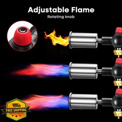 Propane Torch Black Red Charcoal Lighter