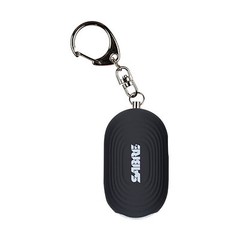 Sabre 130dB Personal Alarm with LED Light Keychain Black for Safety On the Go