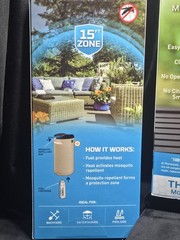 Thermacell Zone Mosquito Repellent Patio Shield 15ft Protection Tan New In Box