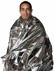 Emergency Mylar Thermal Blankets – 12 Pack | Survival Space Fire Blankets for Ou