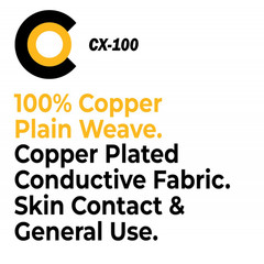 Faraday Cyber CX 100 Fabric EMF RF Shielding 100% Copper Plated 53″x1′