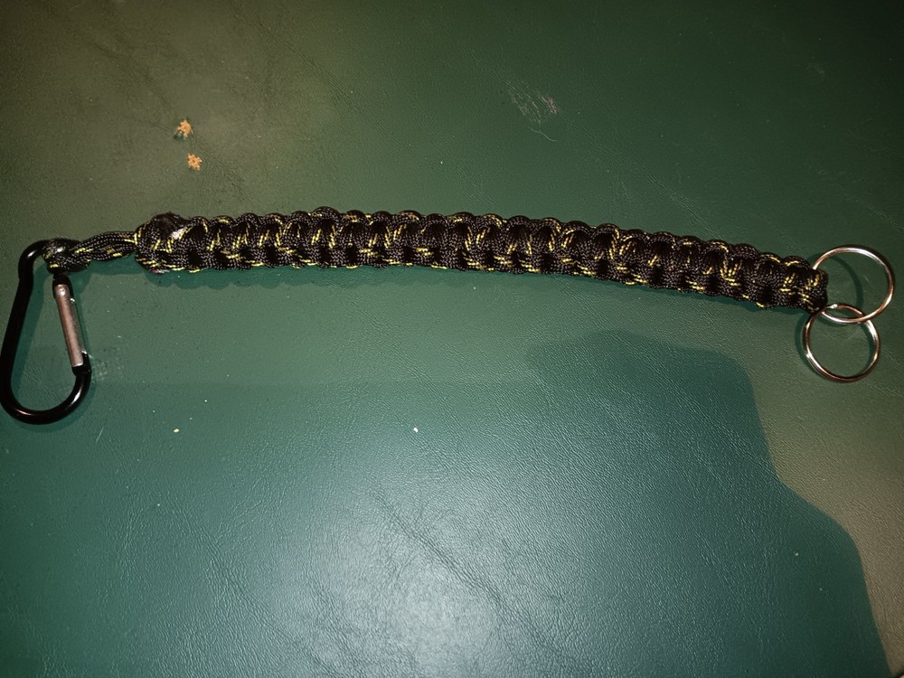 Large Belt Clip Paracord Keychain