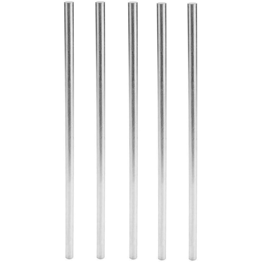 F-Ber 5Pcs 10Mmx250Mm/0.39 X 9.8 Magnesium Metal Rod Mg Element Bar Survival