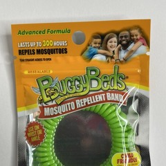 Buggy Beds Mosquito/Insect Repellent Band Wristbands Advanced Formula