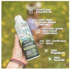TrEk Insect Repellent Super Chillin’ Lemon Mint 8oz for Kids or Adults