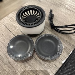 Mosquito Repellent Outdoor Patio, Rechargeable Mosquito Repeller with Plant-Base