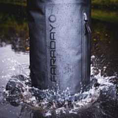 Faraday Dry Bag Sling Pack Stealth Black 20L Waterproof Backpack