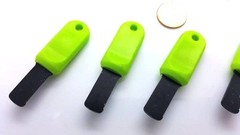 10 x Rod Striker/Scraper Blade Firesteel Ferro Flint Ferrocerium EDC BOB GREEN