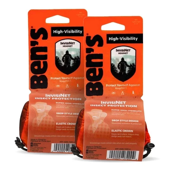 Ben’s UltraNet High-Visibility Head Net Lightweight 2 Pack