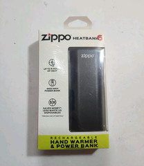 Zippo HeatBank 6 Black Rechargeable Electric Hand Warmer Power Bank 40609
