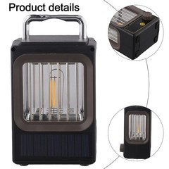 Hanging Solar Lantern Ideal for Outdoor Gatherings Picnics and Evening Events