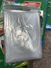 13 Leberna EMERGENCY Poncho Waterproof All with Attached 50X80 COLOR 4 Colors