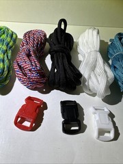 Paracord Beginner Bracelet Kit of Paracord And Matching Buckles, NO Jig