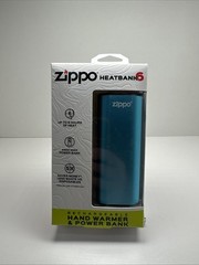 Zippo HeatBank 6 Hour Rechargeable Hand Warmer & Power Bank Model Z4A20 Blue