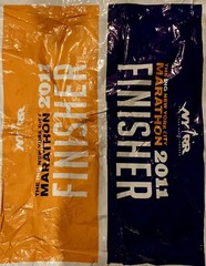 2011 New York City Marathon NYRR Finisher Solar Thermal Blanket Heat Sheet Wrap