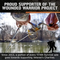25 FT Hank Patented Rope – 3 Strand Military Specification Survival Rope