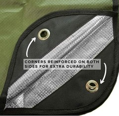 Arcturus Heavy Duty Survival Blanket – Insulated One Size, Olive Green