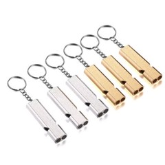 1-10Pack 120db Loud Emergency Survival Whistle Camping Hiking Keychain Outdoor
