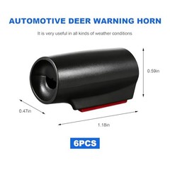Deer Warning Whistles Device for Car, Vehicle Deer Horn Safety Warning 6 PCS