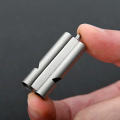 Titanium Keychain Whistle Lanyard Pocket Outdoor Life-saving Camping Tool EDC