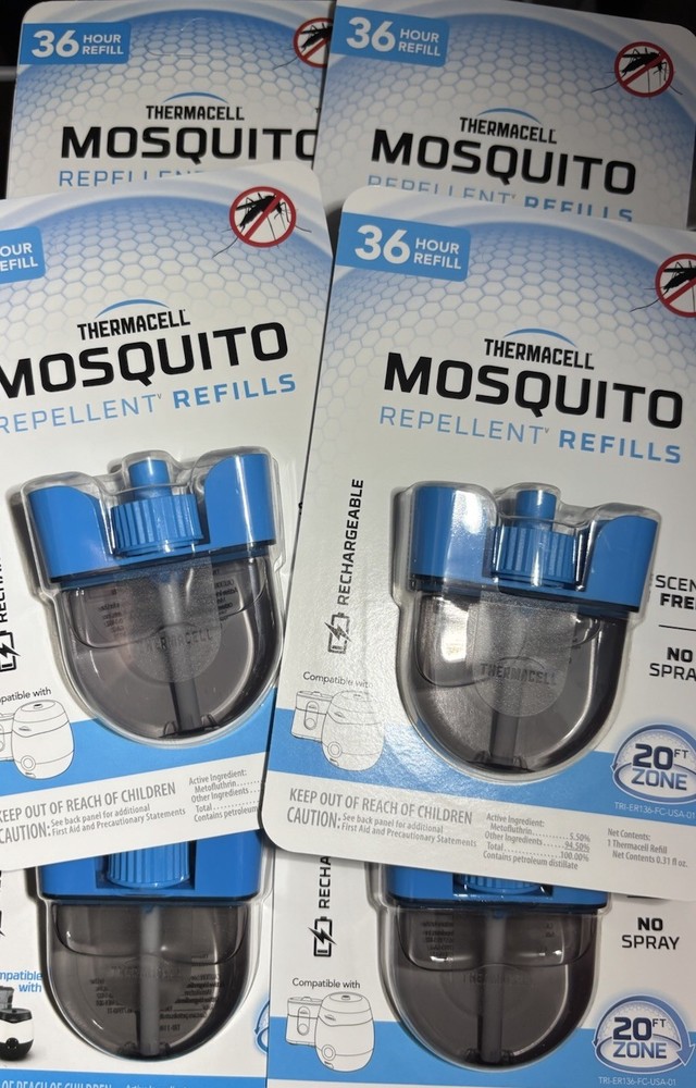 (6) Thermacell Mosquito Radius Zone 36-Hour Outdoor Mosquito Control Refill Lot