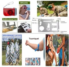 279 Pc Hard Case First Aid Kit Emergency Trauma Sport School Survival Travel Car