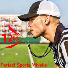 Whistle with Lanyard, Loud Crisp Sound Plastic Sports Whistles for Coaches, Refe