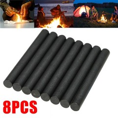 8PCS Outdoor Survival Ferrocerium Flint Fire Starter Magnesium Ferro Rod Camping