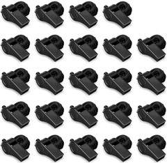Sports Whistles Bulk 24pcs Loud Sound Plastic Referee Coach Emergency Use