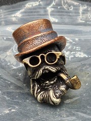 Paracord Bracelet DIY Accessories BEAD Pendant Brass Parts BEARD SKULL PIPE USA