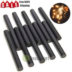 Lot Magnesium Ferro Rod Fire Starter Emergency Ferrocerium Survival Rod Camping
