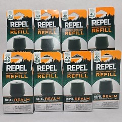 Repel Realm Mosquito Repellent Refill 40 Hour Unscented New In Box Lot Of 8