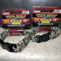 2 Secure Line NPCB550CL Survival Bracelet, LARGE Camo