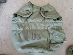 USGI ALICE 1QT OD Canteen Cover w/ OD Canteen and GENUINE US Military Cup VGC