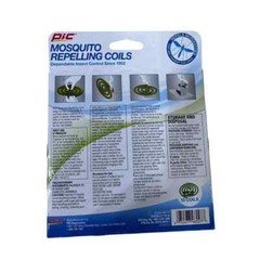 PIC C-10-12 10-Count Pack Backyard Patio & Deck Outdoor Mosquito Coil Repellent