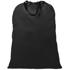 LOLOMLO Extra Large Canvas Laundry Bags with Handles & X-Large, Black