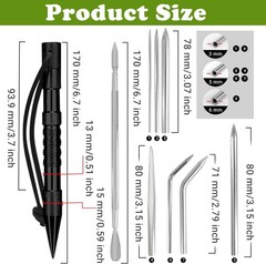 Adjustable Paracord Bracelet Kit with Stainless Steel Jig – Army Green