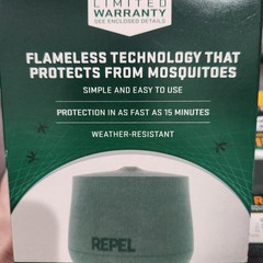 Repel Realm Zone Mosquito Repellent Device Set w/ 3 Extra Refills Flameless NEW