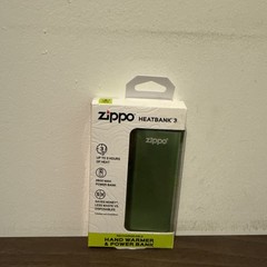Zippo HeatBank 3 Rechargeable Hand Warmer & USB Power Bank 2600mAh (Green)