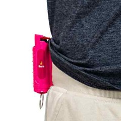2 Pack Burn Pepper Spray 1/2oz Women Self Defense Security Pink