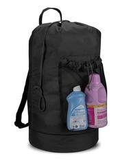Dalykate Backpack Laundry Bag, with 13x13x29 inches, Black