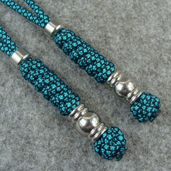 2 Pack Handmade 550 Paracord Knife Lanyard With Steel Beads / Knife Pendant