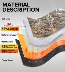 Js Lifestyle Heated Gloves For Men Women Heated Hunting Gloves Light-Off