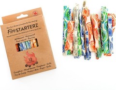 FireSTARTERZ™ 100% Beeswax All-Natural Eco-Friendly Fire Starters – Non-Toxic…