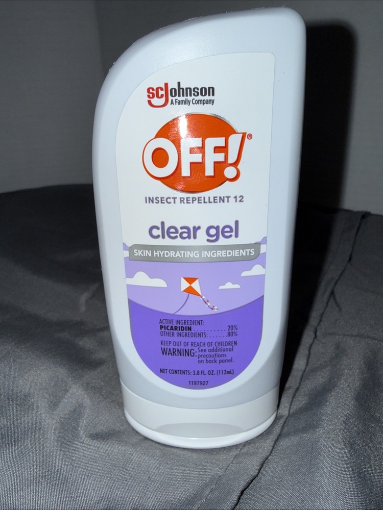 Off Insect Repellent Clear Gel Skin Hydrating 20% Picaridin 6oz