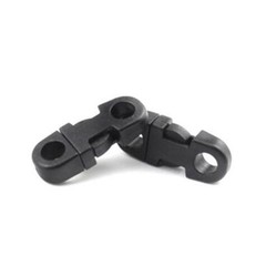 50Pcs Buckles Black For Paracord Bracelets Plastic Safety Clasp Side Release