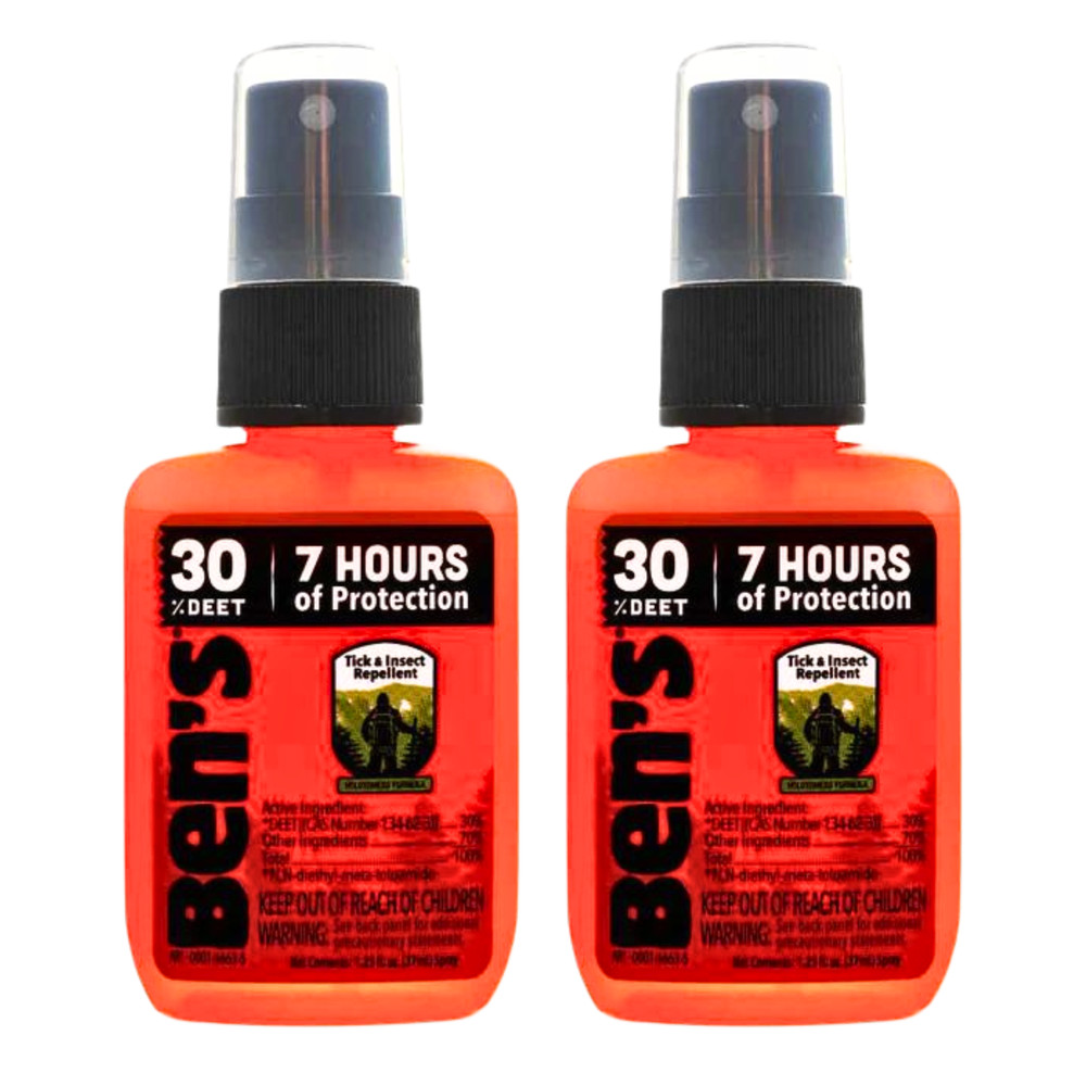 Ben’s Tick & Insect Repellent Wilderness Formula [30% DEET / Pump Spray]: 1.25 o